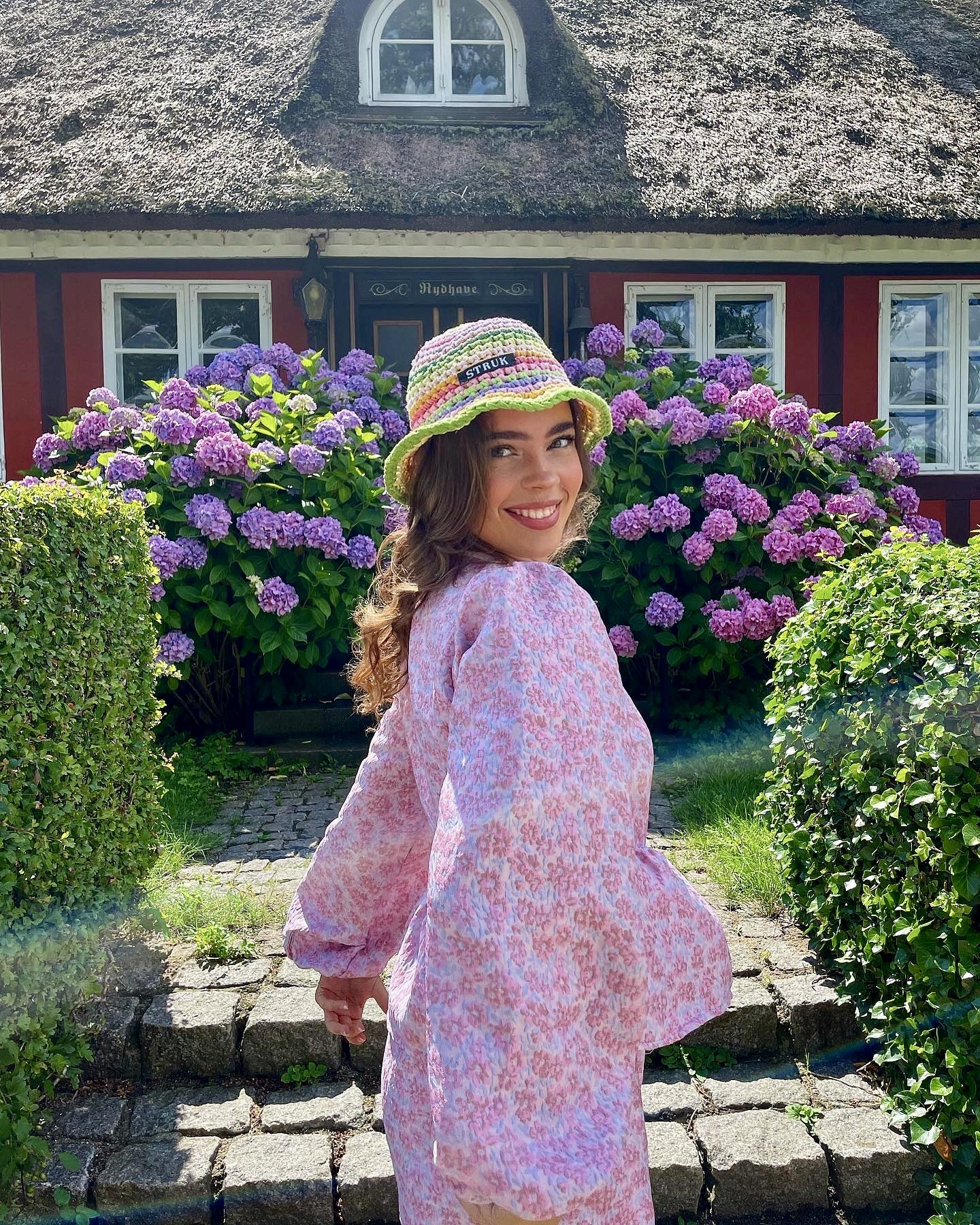 STRUK hæklet bøllehat